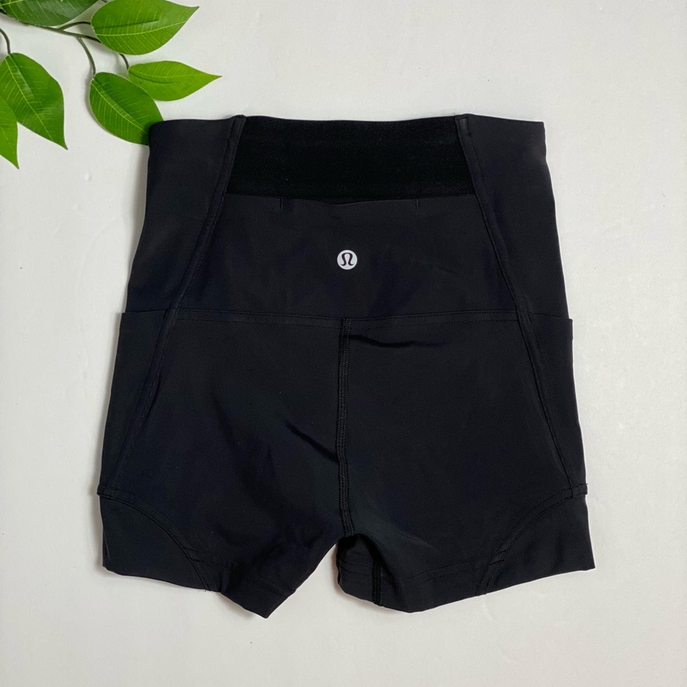 🔥 Lululemon Black Rogue Shorts Size 2🔥